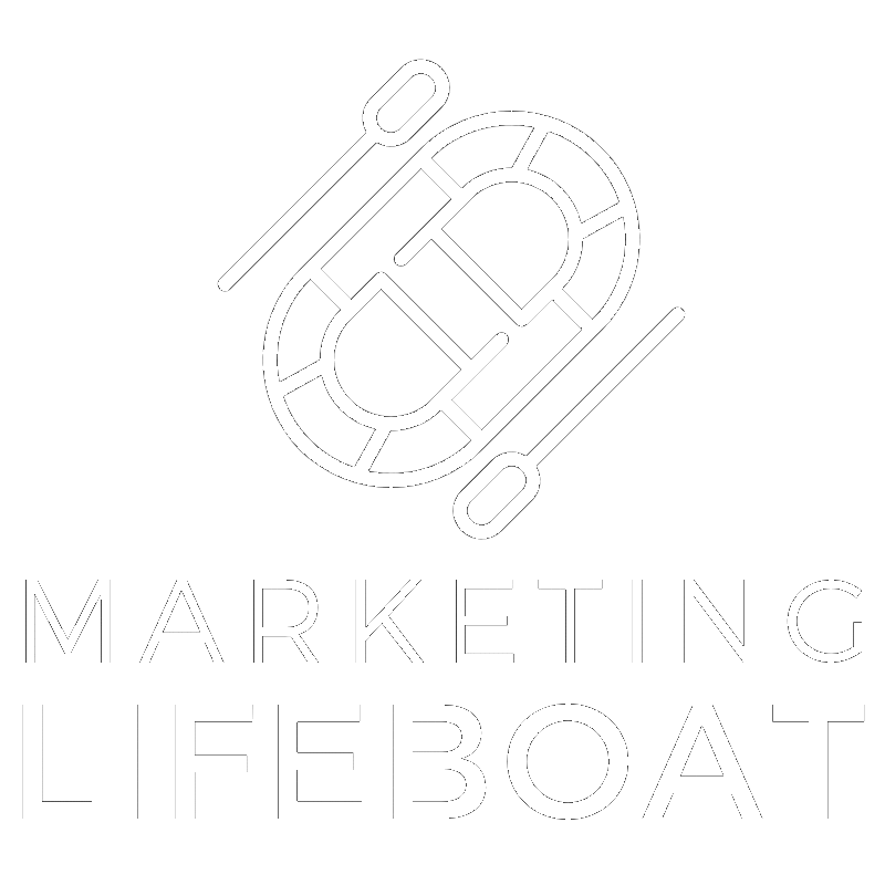 marketing lifeboat stacked transparent white